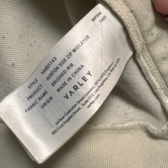 Varley Horton Side Zip Crewneck - Picture 6 of 9
